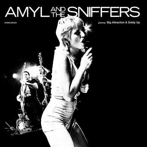 AMYL AND THE THE SNIFFERS - Big Attraction & Giddy Up LP (Bain Marie Blue Vinyl)